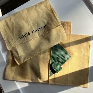 Louis Vuitton Dust bag for LV Compact wallet 5 x 6 PRICE IS FOR 1
